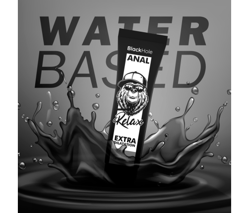 BLACK HOLE - WATER BASE GEL ANAL DILATION 150 ML