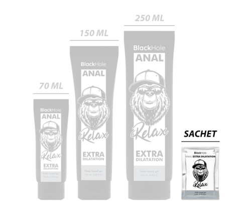 BLACK HOLE - WATER BASED GEL EXTRA DILATATION 6 ML SINGLE DOSE