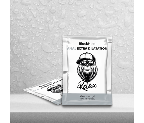 BLACK HOLE - WATER BASED GEL EXTRA DILATATION 6 ML SINGLE DOSE