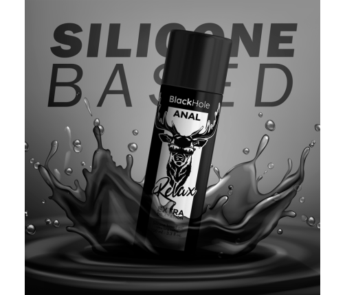 BLACK HOLE - GEL SILICONE BASE ANAL DILATION 100 ML