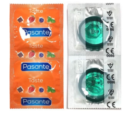 PASANTE - CONDOMS FLAVOR MINT BAG 144 UNITS