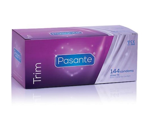 PASANTE - PRESERVATIVO TRIM AJUSTADO CAJA 144 UNIDADES