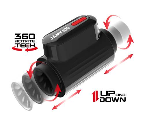 JAMYJOB - VORTEX THRUSTING AND 360 ROTATE TECH TURBO MODE MASTURBATOR