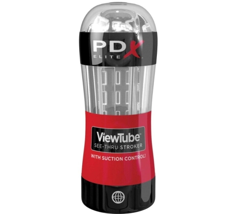 PDX ELITE - STROKER MASTURBATOR VIEWTUBE CONTROL SUCTION CLEAR