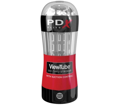 PDX ELITE - STROKER MASTURBATOR VIEWTUBE CONTROL SUCTION CLEAR