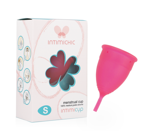 INTIMICHIC - MENSTRUAL CUP MEDICAL GRADE SILICONE - SIZE S