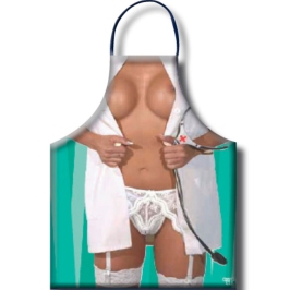 DIABLO PICANTE - WOMENS NURSE APRON DIABLO PICANTE - WOMENS NURSE APRON