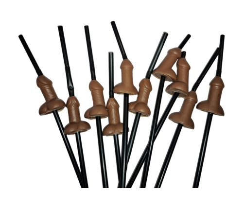 DIABLO PICANTE - BAG OF 10 NATURAL BIG PENIS STRAWS