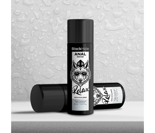 BLACK HOLE - ANAL REPAIR WATER BASED RELAX WITH HYALURON 30 ML