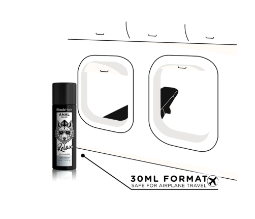 BLACK HOLE - ANAL REPAIR WATER BASED RELAX WITH HYALURON 30 ML