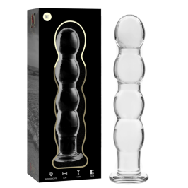 NEBULA SERIES BY IBIZA - MODEL 10 DILDO BOROSILICATE GLASS CLEAR 16.5 CM -O- 3.5 CM NEBULA SERIES BY IBIZA - MODEL 10 DILDO BOROSILICATE GLASS CLEAR 16.5 CM -O- 3.5 CM
