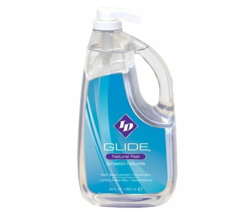 ID GLIDE - WATER BASED LUBRICANT + HYPOALLERGENIC NATURAL FEEL 1900 ML