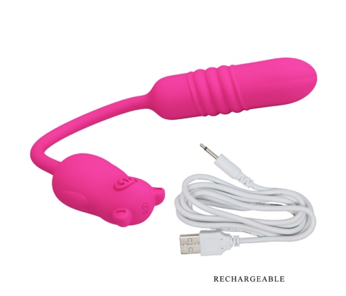 PRETTY LOVE - NOBIKUMA BALA VIBRADORA DE SILICONA ROSA