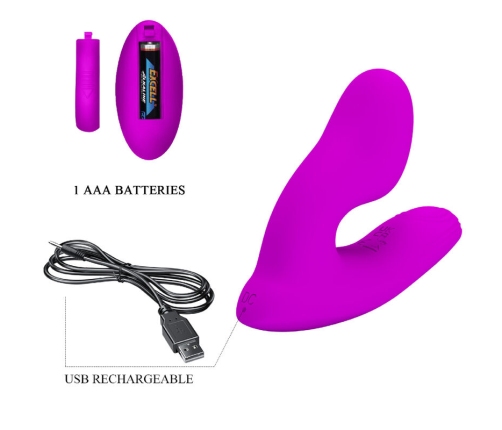 PRETTY LOVE - MELVIN CLITORIS MASSAGER WITH REMOTE CONTROL