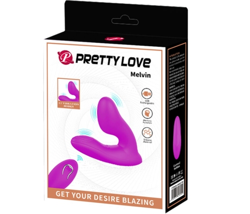 PRETTY LOVE - MELVIN CLITORIS MASSAGER WITH REMOTE CONTROL