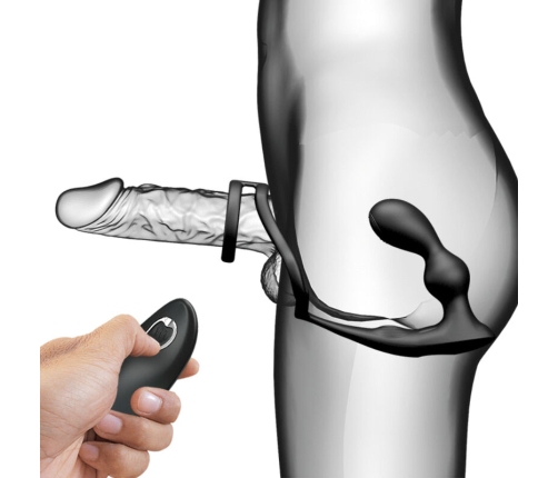 PRETTY LOVE - MARSHALL ANILLO PARA PENE + PLUG ANAL VIBRATORIO & CONTROL REMOTO