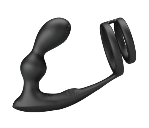 PRETTY LOVE - MARSHALL ANILLO PARA PENE + PLUG ANAL VIBRATORIO & CONTROL REMOTO
