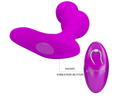PRETTY LOVE - TERRANCE ANAL VIBRATOR MASSAGER WITH REMOTE CONTROL