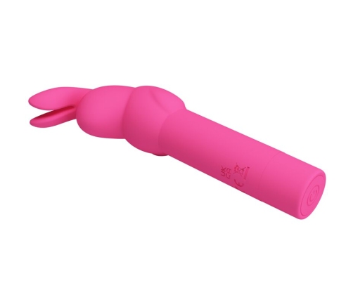PRETTY LOVE - GERARDO FUSCHIA RABBIT SILICONE VIBRATOR