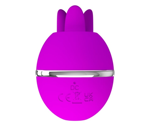 PRETTY LOVE - GEMINI BALL PURPLE ROUND SILICONE VIBRATOR