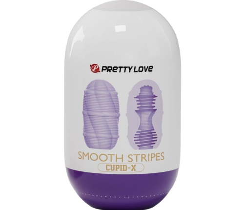 PRETTY LOVE - SMOOTH STRIPES CUPID MASTURBATOR EGG