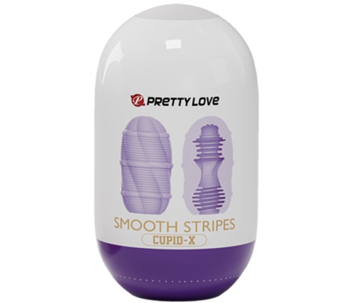 PRETTY LOVE - SMOOTH STRIPES CUPID MASTURBATOR EGG