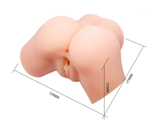 CRAZY BULL - REALISTIC VAGINA AND ANUS SAMANTHA VIBRATOR