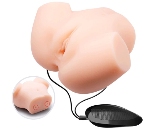 CRAZY BULL - REALISTIC VAGINA AND ANUS DOUBLE VIBRATION