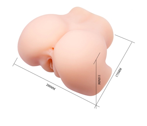 CRAZY BULL - REALISTIC VAGINA AND ANUS DOUBLE VIBRATION