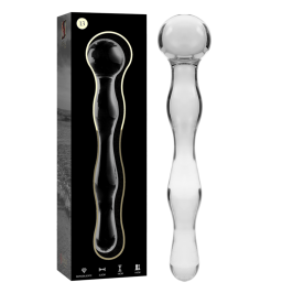 NEBULA SERIES BY IBIZA - MODEL 13 DILDO BOROSILICATE GLASS CLEAR 18 CM -O- 3.5 CM NEBULA SERIES BY IBIZA - MODEL 13 DILDO BOROSILICATE GLASS CLEAR 18 CM -O- 3.5 CM