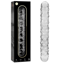 NEBULA SERIES BY IBIZA - MODEL 15 DILDO BOROSILICATE GLASS CLEAR 18.5 CM -O- 3 CM NEBULA SERIES BY IBIZA - MODEL 15 DILDO BOROSILICATE GLASS CLEAR 18.5 CM -O- 3 CM