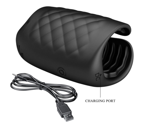 PRETTY LOVE - MANUAL MASTURBATOR FOR GLAND RECHARGEABLE VIBRATOR