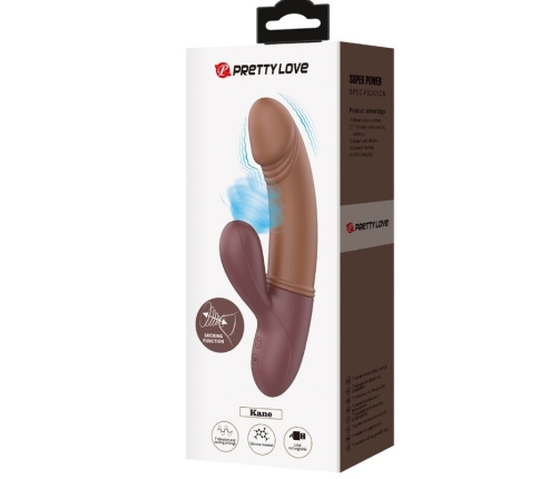 PRETTY LOVE - KANE VIBRADOR PUNTOG & SUCCIONADOR
