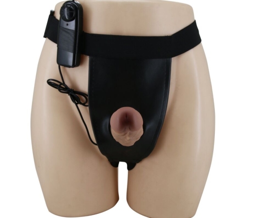 PRETTY LOVE - HARNESS BRIEFS CON VIBRACIÓN DILDO INCLUIDO