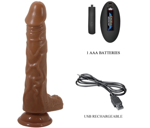 BAILE - BODACH REALISTIC VIBRATOR WITH REMOTE CONTROL SUCTION CUP
