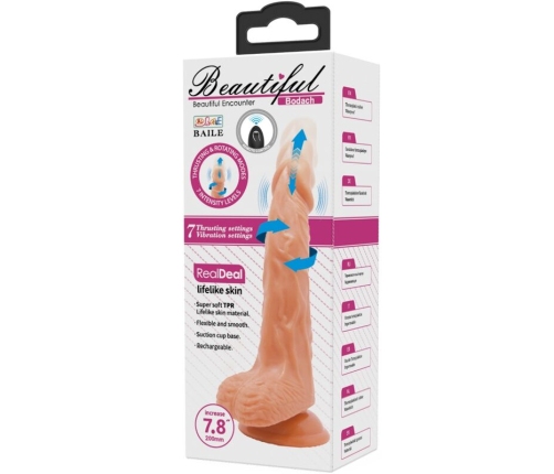 BAILE - BODACH REALISTIC VIBRATOR WITH REMOTE CONTROL SUCTION CUP