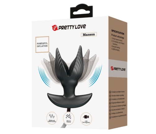 PRETTY LOVE - PLUG ANAL INFLABLE & RECARGABLE