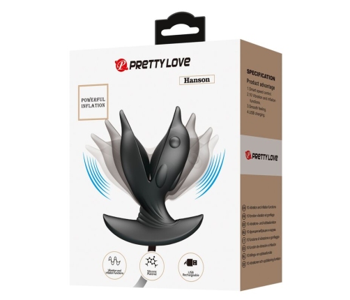 PRETTY LOVE - INFLATABLE & RECHARGEABLE DELFIN ANAL PLUG