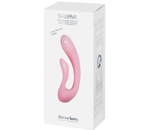 ADRIEN LASTIC - G-WAVE DUAL RABBIT VIBRATOR PINK