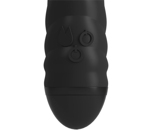 ADRIEN LASTIC - TWISTER VIBRATOR AND ROTATOR MASSAGER RABBIT BLACK