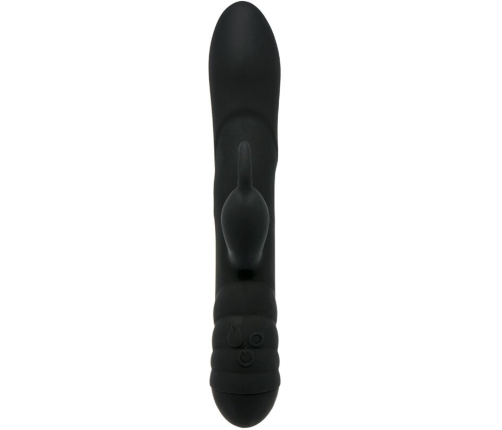 ADRIEN LASTIC - TWISTER VIBRATOR AND ROTATOR MASSAGER RABBIT BLACK