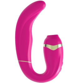 ADRIEN LASTIC - MYG CLITORIS SUCTION AND G-SPOT STIMULATOR PINK