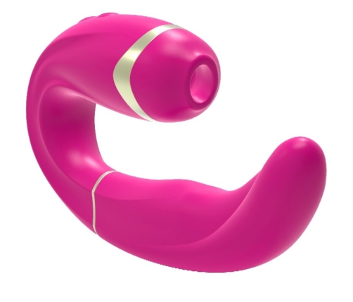 ADRIEN LASTIC - MYG CLITORIS SUCTION AND G-SPOT STIMULATOR PINK
