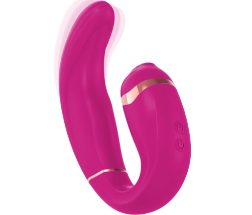 ADRIEN LASTIC - MYG CLITORIS SUCTION AND G-SPOT STIMULATOR PINK