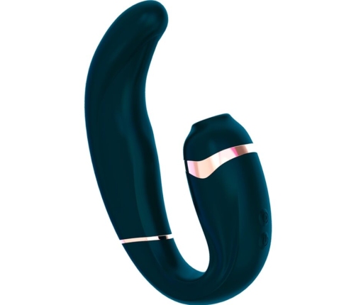 ADRIEN LASTIC - MYG CLITORIS SUCKER AND G-SPOT STIMULATOR DARK GREEN