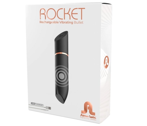 ADRIEN LASTIC - ROCKET BLACK RECHARGEABLE BULLET
