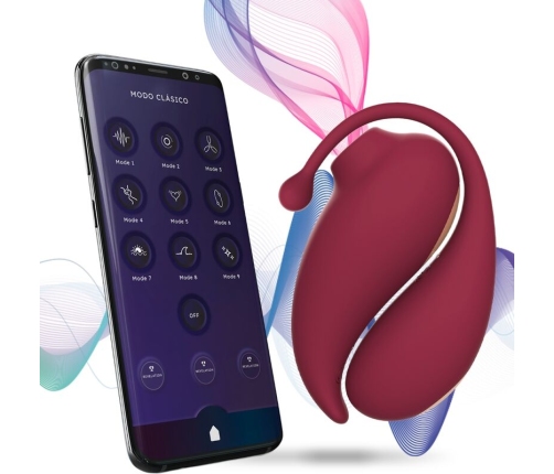 ADRIEN LASTIC - INSPIRATION CLITORIS SUCKER + RED VIBRATING EGG - FREE APP