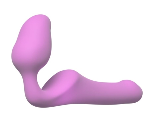 ADRIEN LASTIC - QUEENS STRAP-ON FLEXIBLE PINK SIZE S