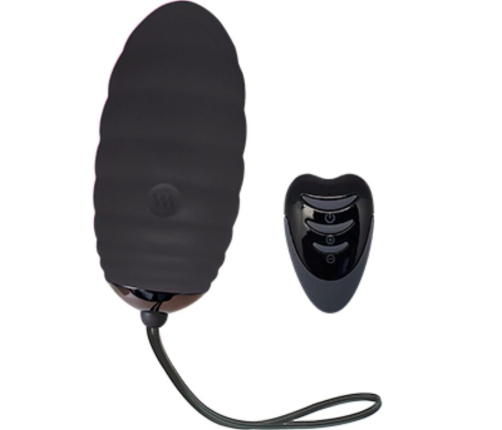 ADRIEN LASTIC - OCEAN BREEZE 2.0 RECHARGEABLE VIBRATING EGG REMOTE CONTROL BLACK