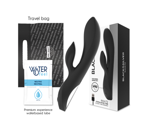 BLACK&SILVER - KAULTZ TOUCH CONTROL VIBRATOR